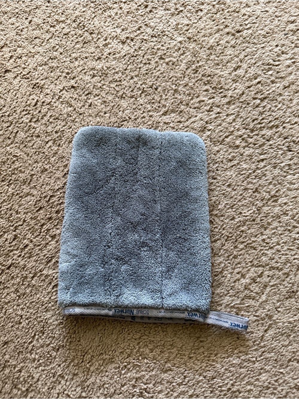 Norwex Light Blue Bath Wash Mitt